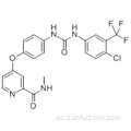 2-pyridinkarboxamid, 4- [4 - [[[[4-klor-3- (trifluorometyl) fenyl] amino] karbonyl] amino] fenoxi] -N-metyl-CAS 284461-73-0